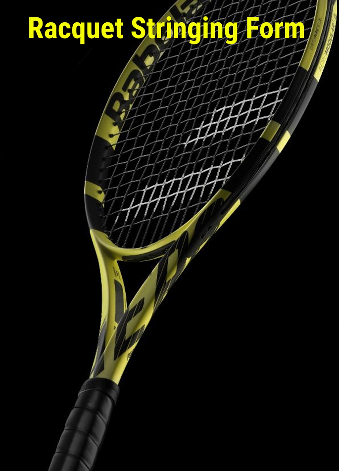 Racquet Stringing Form Direct Tennis Racquet Stringing Form Direct Tennis